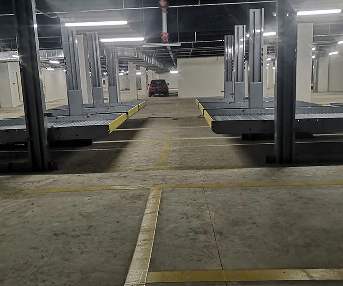 二層升降式機械停車庫改造